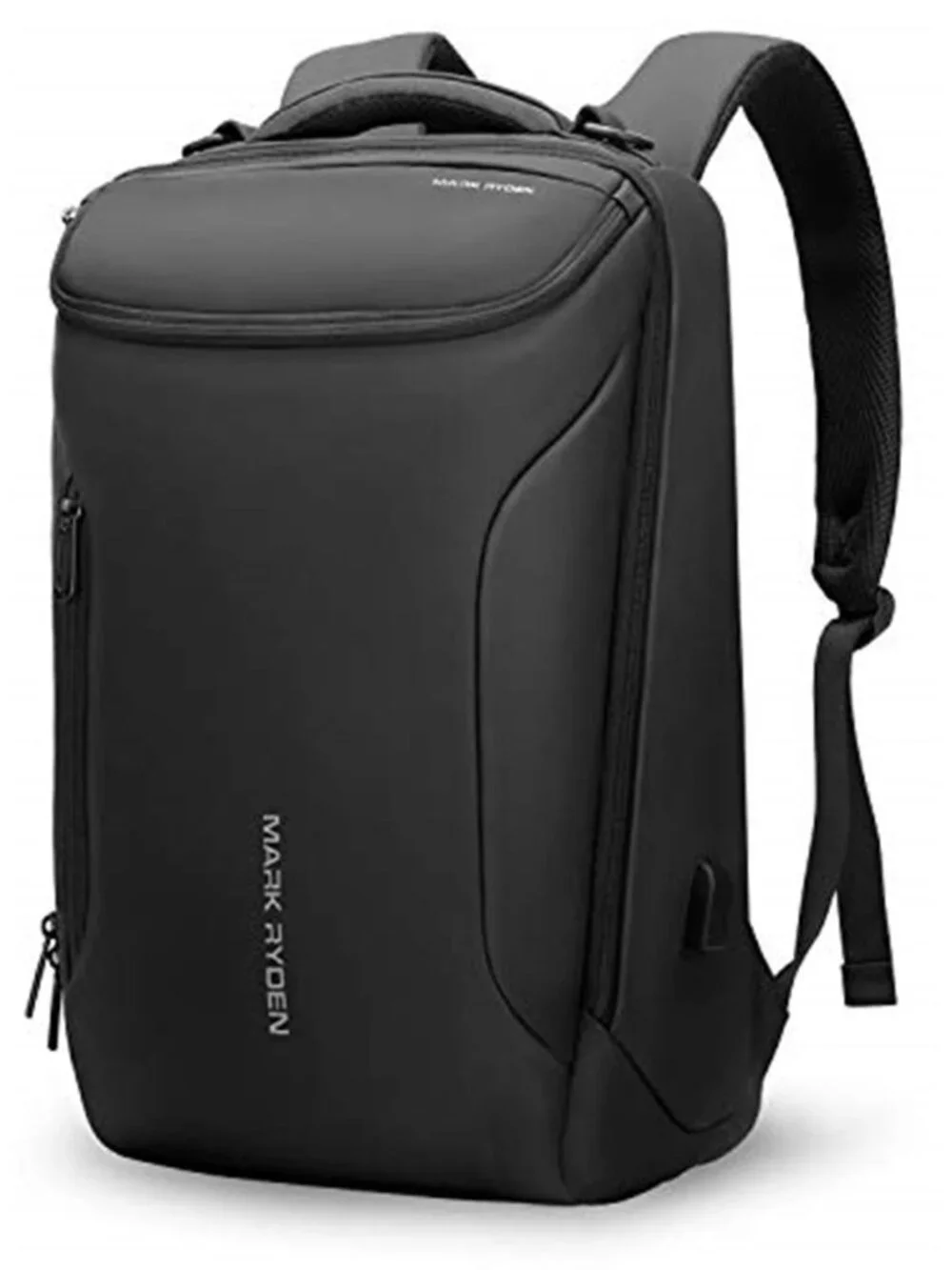 Waterproof Travel Laptop Backpack 17 Inch USB Charging Men Business Black Bag